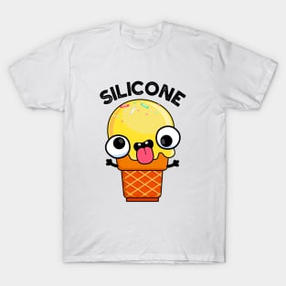 Silicone Funny Ice Cream Cone Pun T-Shirt